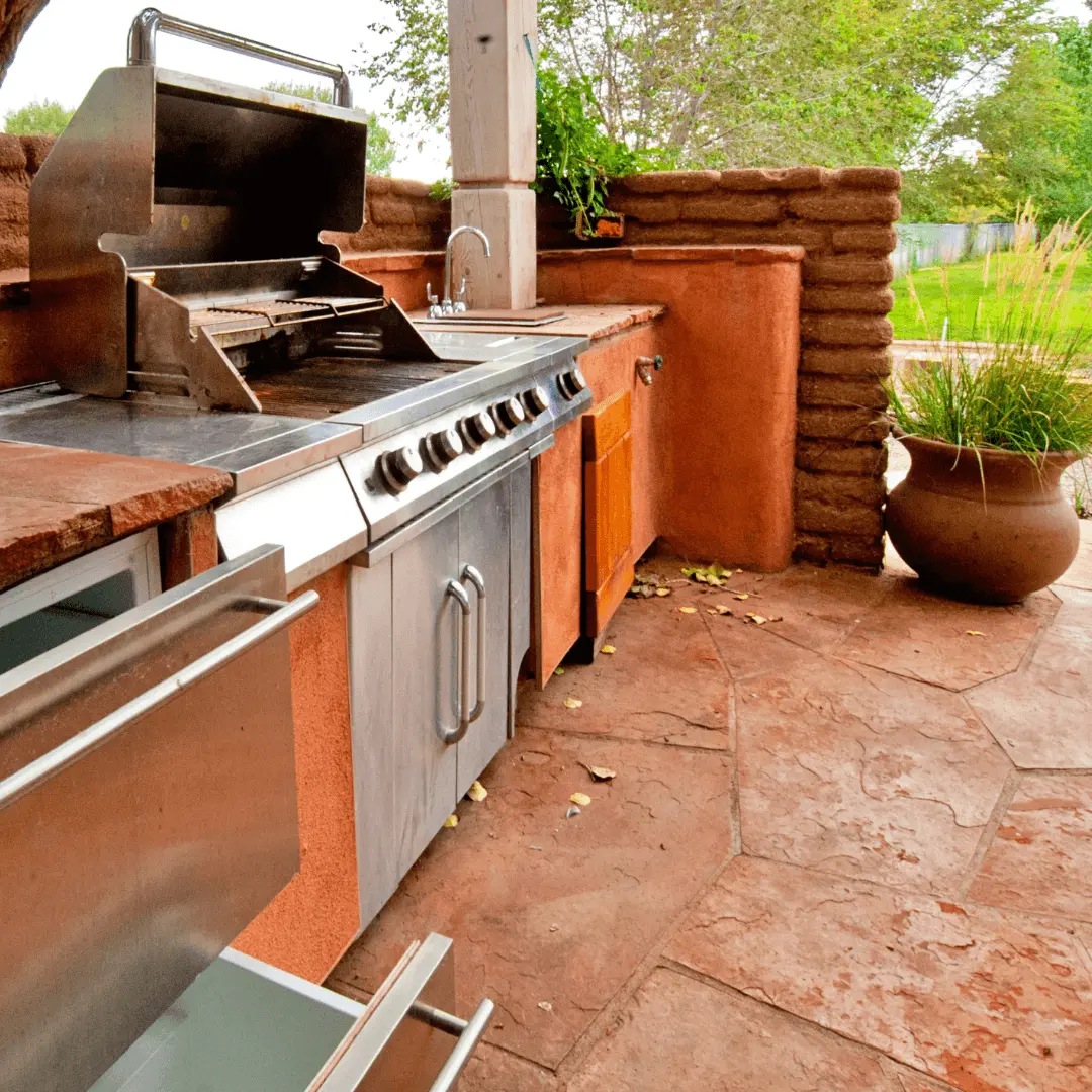 Small Outdoor Kitchen